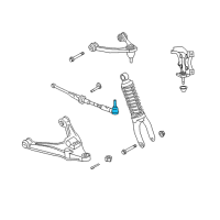 OEM Dodge Viper Tie Rod-Tie Rod Diagram - 5181534AA