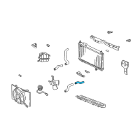 OEM 1995 Acura NSX Hose, Front Water Diagram - 19501-PR7-305
