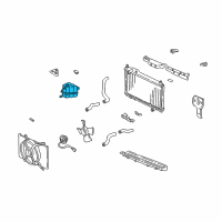 OEM 2003 Acura NSX Tank, Expansion Diagram - 19101-PR7-A02
