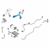 OEM 2020 Lincoln Continental PCV Hose Diagram - AT4Z-6A664-B