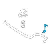 OEM 2003 Lexus LS430 Link Assy, Front Stabilizer Diagram - 48820-50020