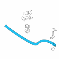 OEM 2003 Lexus LS430 Bar, Stabilizer, Front Diagram - 48811-50090