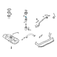 OEM 2011 Hyundai Elantra Regulator-Fuel Pressure Diagram - 31380-2H000