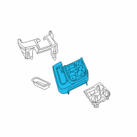 OEM Dodge Ram 1500 Console-Floor Diagram - 5KK91XDHAA