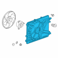 OEM Saturn Fan Shroud Diagram - 89019142