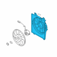 OEM 2007 Hyundai Veracruz Shroud Diagram - 97735-3J000