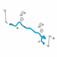 OEM 2019 Lincoln Nautilus Stabilizer Bar Diagram - F2GZ-5482-C