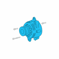 OEM 2006 Dodge Durango ALTERNATR-Engine Diagram - 4801251AC