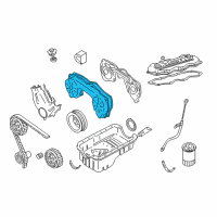 OEM 2003 Nissan Xterra Cover Assy-Front Diagram - 13501-4S100