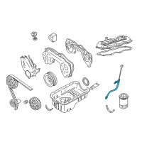 OEM 2004 Nissan Xterra Guide-Oil Level Gauge Diagram - 11150-4S100