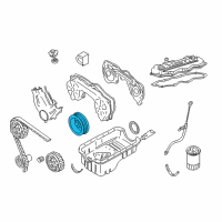 OEM 2001 Nissan Frontier Pulley-Crankshaft Diagram - 12303-4S100