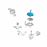 OEM Toyota Camry Cover Assembly Diagram - 17705-31271