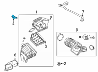 OEM 2021 Cadillac XT5 Air Mass Sensor Diagram - 55505735