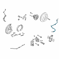 OEM 2013 Kia Forte Koup Cable Assembly-Parking Brake Diagram - 597701M300