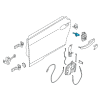 OEM BMW i3 Code Lock Left Diagram - 51-21-7-393-287