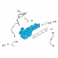 OEM 2013 Hyundai Genesis Coupe TURBOCHARGER Diagram - 28231-2C600