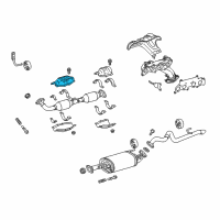 OEM Toyota 4Runner Heat Shield Diagram - 18435-75070