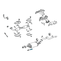 OEM 2012 Lexus GX460 Bolt Diagram - 90080-10291