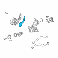 OEM 2016 Honda Fit Gasket, Water Pump Diagram - 19222-5R0-003