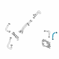 OEM 2020 Kia Sorento Hose-Return Diagram - 25422C5600