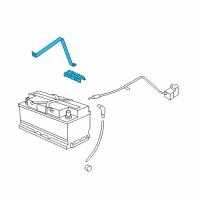 OEM 2014 BMW 750i Battery Holder Diagram - 61-21-7-622-074