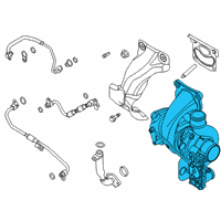 OEM 2021 Ford Edge Turbocharger Diagram - K2GZ-6K682-B