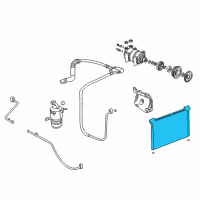 OEM 2004 GMC Sierra 1500 Condenser Asm-A/C Diagram - 20913751