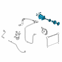 OEM Chevrolet Tahoe Compressor Assembly Diagram - 89024907