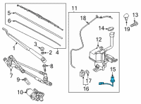 OEM Kia Carnival Level Switch-WINDSHI Diagram - 98520R0000