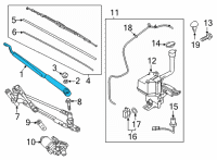 OEM 2022 Kia Carnival Arm Assembly-W/SHLD WPR( Diagram - 98321R0000