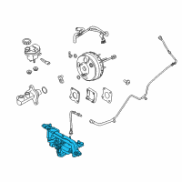 OEM 2018 Lincoln MKT Vacuum Pump Diagram - HE9Z-2A451-A