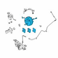 OEM 2019 Ford Explorer Power Booster Diagram - DB5Z-2005-C