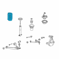 OEM 2012 Chevrolet Silverado 1500 Spring Diagram - 25876862