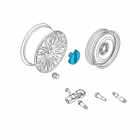 OEM Lincoln MKZ Center Cap Diagram - DP5Z-1130-B