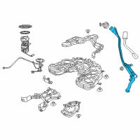 OEM 2022 Dodge Durango Hose-Fuel Filler Vent Diagram - 68402169AB