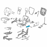 OEM 2017 Honda Pilot Arm Rest L*NH507L* Diagram - 81385-TG7-A81ZA