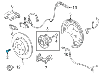 OEM Chevrolet Trailblazer King Pin Screw Diagram - 11570339