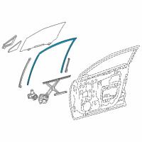 OEM Toyota C-HR Run Weatherstrip Diagram - 68141-10220