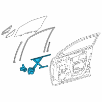 OEM 2021 Toyota C-HR Window Regulator Diagram - 69810-F4010