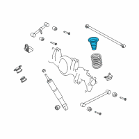 OEM 2021 Lexus LX570 Spring Sub-Assy, Hollow Diagram - 48302-60100