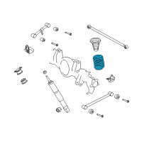 OEM 2016 Lexus LX570 Spring, Coil, Rear Diagram - 48231-60D31