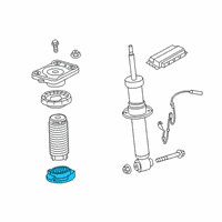 OEM 2022 BMW X5 SPRING PAD LOWER Diagram - 33-50-8-092-147