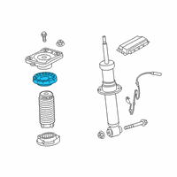 OEM BMW X6 SPRING PAD UPPER Diagram - 33-53-6-881-529