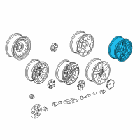 OEM 2007 Chevrolet Suburban 1500 Wheel Diagram - 9595453