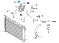 OEM Toyota Prius AWD-e By-Pass Hose Diagram - 16283-37030