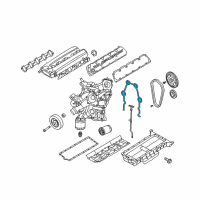 OEM Dodge Viper Gasket-Timing Case Cover Diagram - 5037067AD