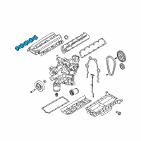 OEM Dodge Viper Gasket-Exhaust Manifold Diagram - 5037195AC