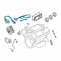 OEM 2000 Chevrolet Impala Cable Set Diagram - 12192468