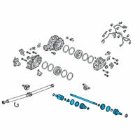 OEM 2022 Acura RDX Shaft Assembly, L Drive Diagram - 42311-TJB-A02