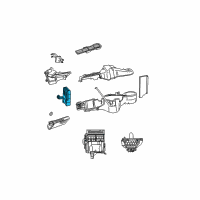 OEM 1998 Dodge Grand Caravan EVAPORATOR-Air Conditioning Diagram - 4882355AF